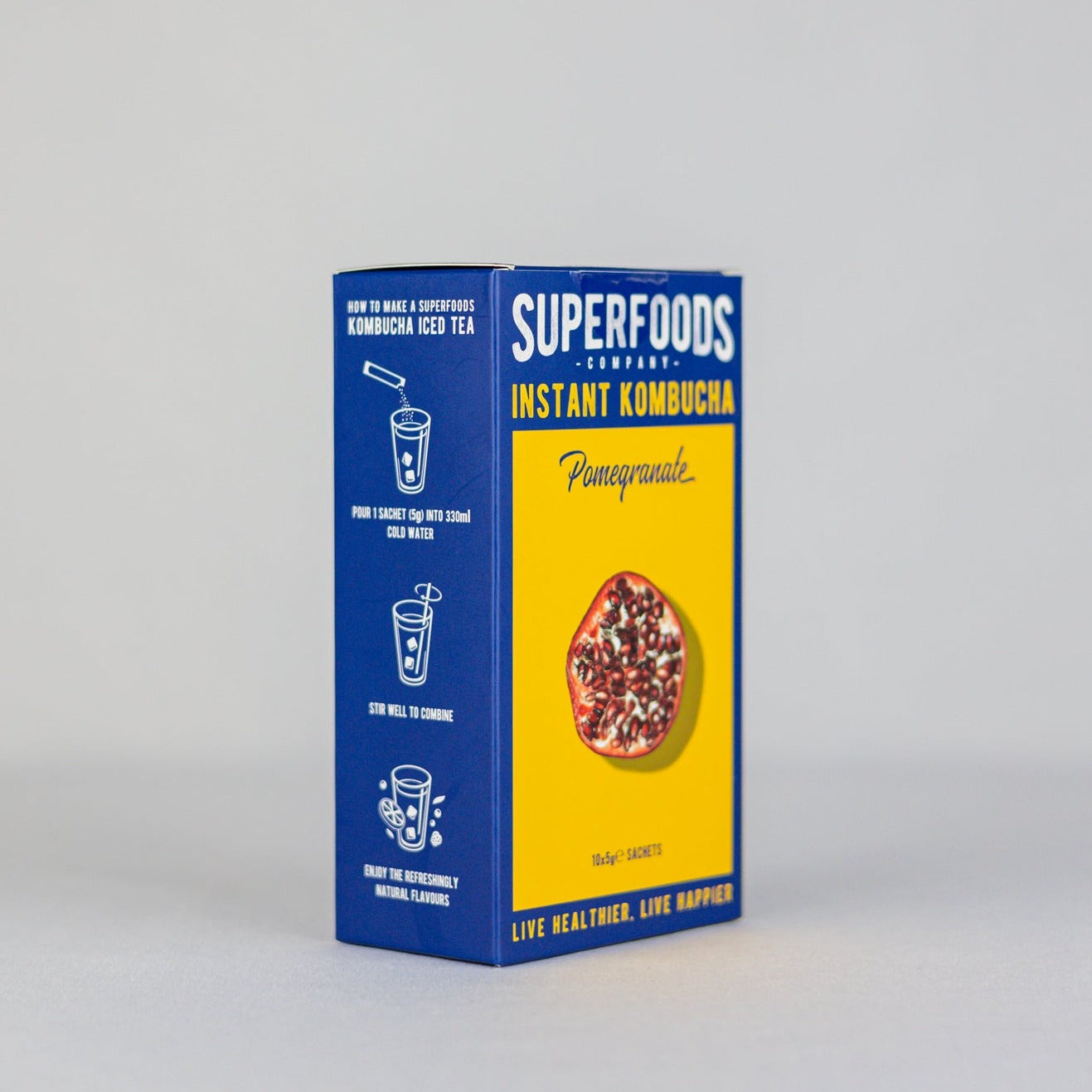 Instant Kombucha Box - Pomegranate Flavour Sachets 10 x 5g