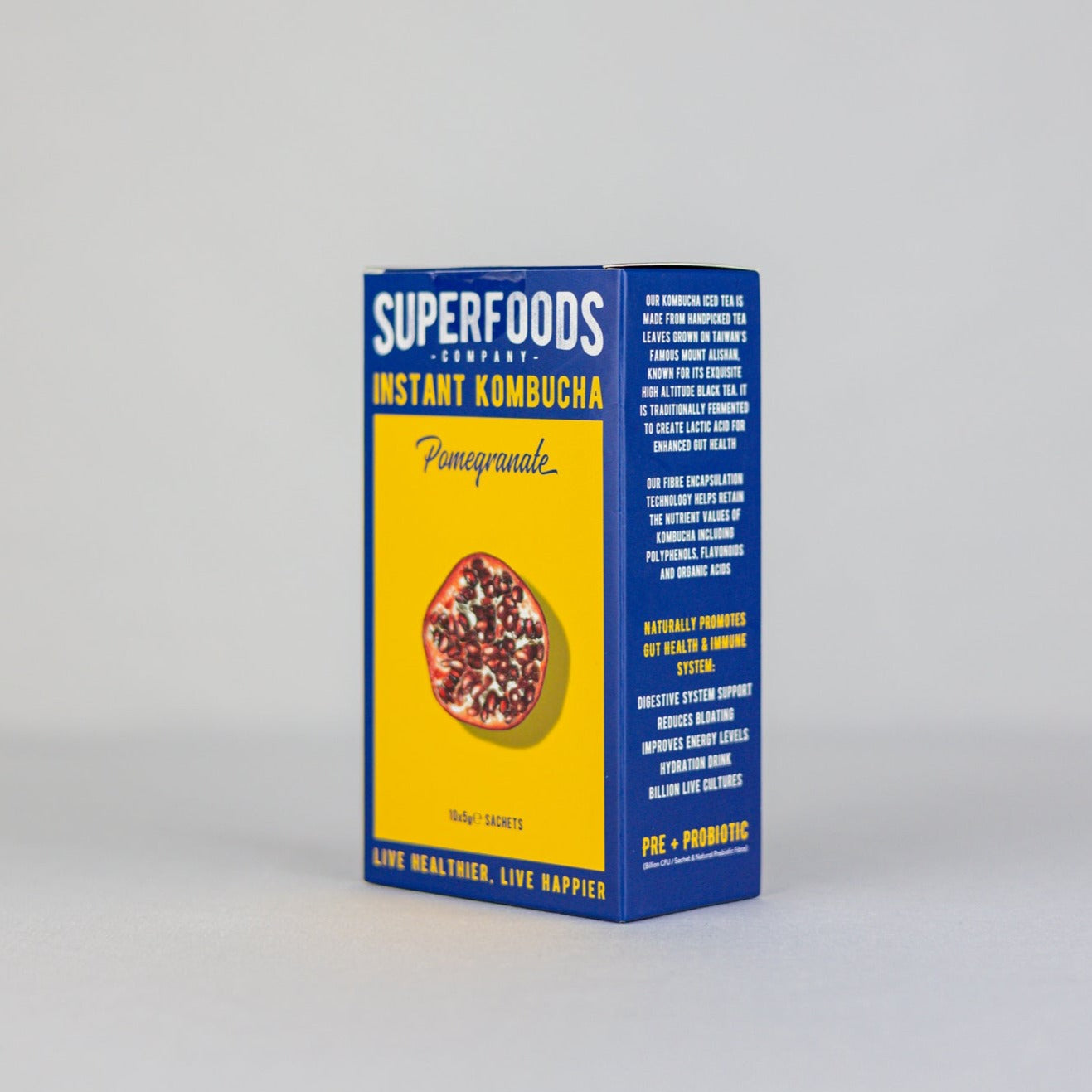 Instant Kombucha Box - Pomegranate Flavour Sachets 10 x 5g