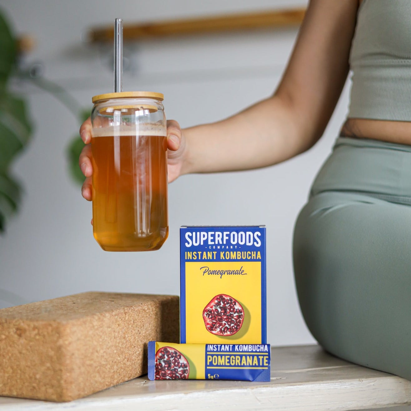 Instant Kombucha Box - Pomegranate Flavour Sachets 10 x 5g