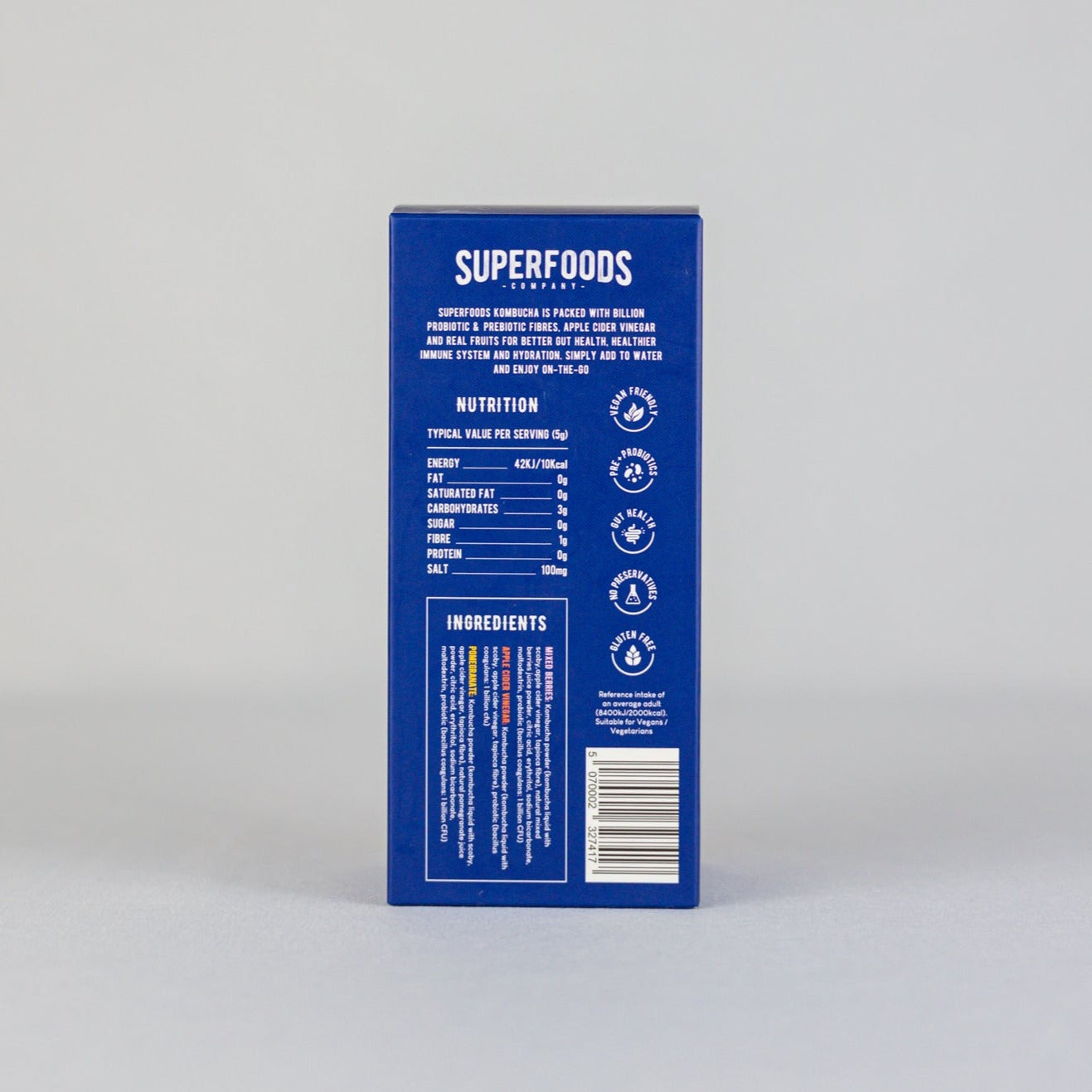 Instant Kombucha Box - Variety Pack Flavour Sachets 6 x 5 ml